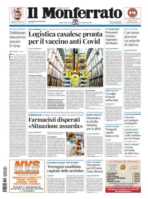 Il Monferrato - Edizione 87 del 20/11/2020